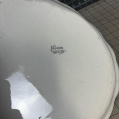 Antique La Francaise Pheasant Platter