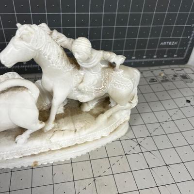 Carved Alabaster (perhaps Biblical ??) 