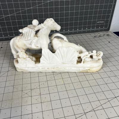 Carved Alabaster (perhaps Biblical ??) 