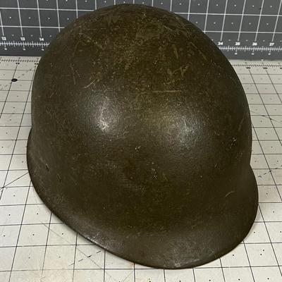 Vintage WWII Style Helmet, with Liner and Strap