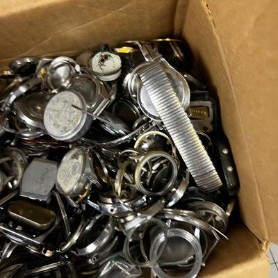 Box of Watch Parts 