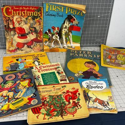 Large lot of Vintage Children's Books, Coloring and Story books