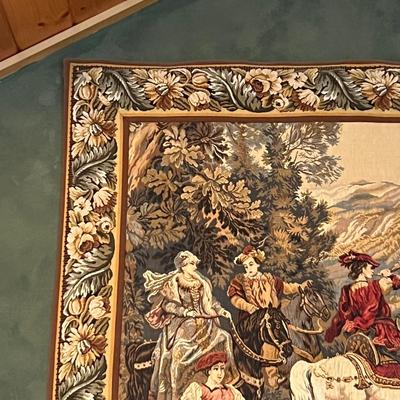 Point De Loiselles French Tapestry Wall Hanging (LR-RG)