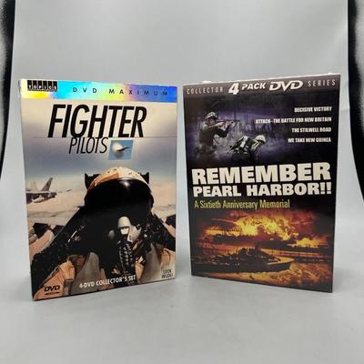 New Military Fighter Pilots & Remember Pearl Harbor Sixtieth Anniversary Memorial DVD Documentary Historical Military Tech Series