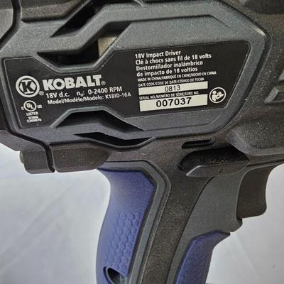 Kobalt 18V Drill & Impact Driver + Charger (G-JS)