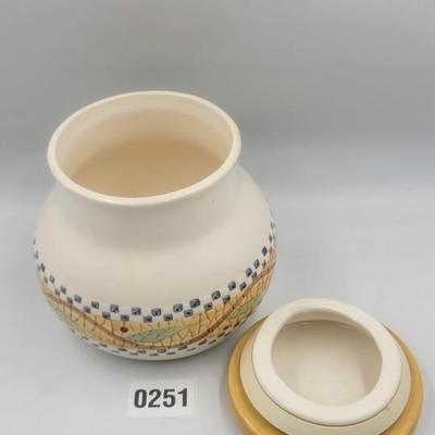 Vintage ceramic Canister with Lid