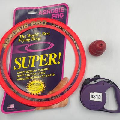Dog Toys and Leash