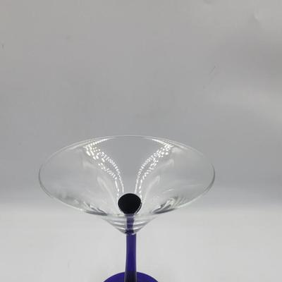 Vintage Bravara Swerve Martini Glass