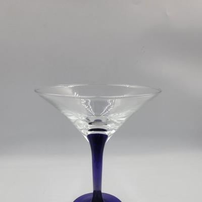 Vintage Bravara Swerve Martini Glass