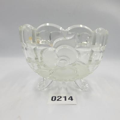 Crystal Footed Dish
