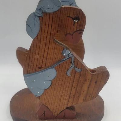 Wooden Goose Napkin Holder