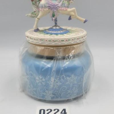 Luminous Treasures Carousel Candle