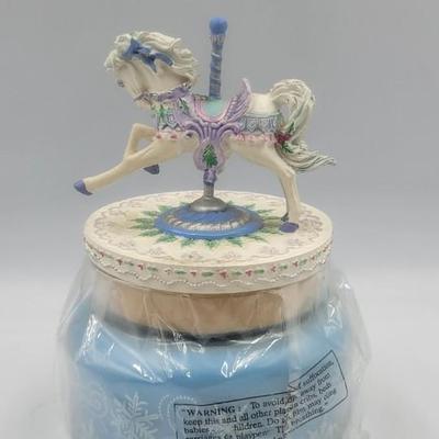 Luminous Treasures Carousel Candle