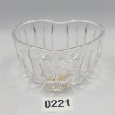 1992 FTD Leaded Crystal Dish