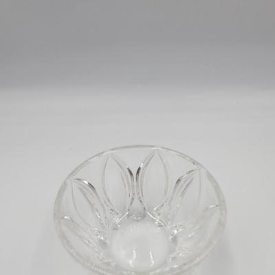 Crystal Apple Sugar Dish