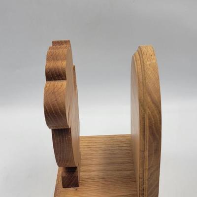 Oak Jayhawk Napkin Holder