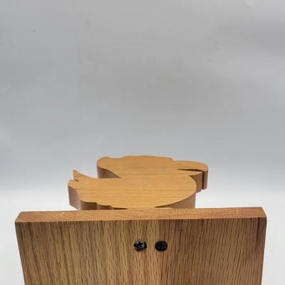 Oak Jayhawk Napkin Holder