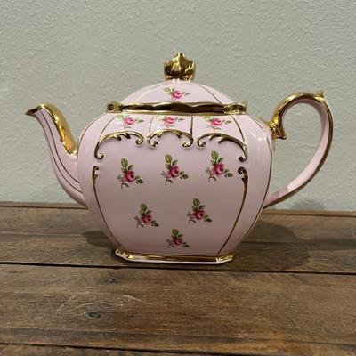 1930s SADLER England Pink Teapot
