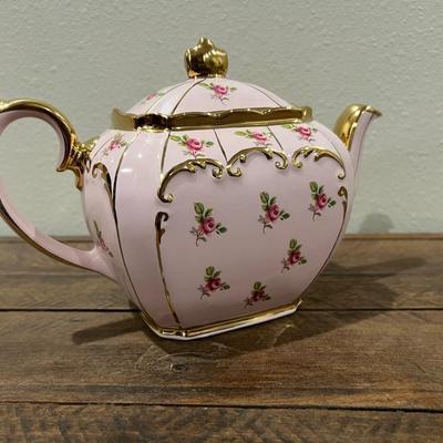 1930s SADLER England Pink Teapot