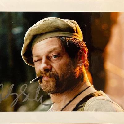 Andy Serkis signed photo
