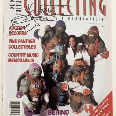 Kevin Eastman signed magazine cover