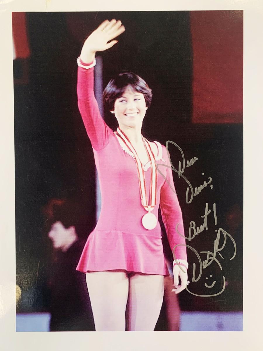 Dorothy Hamill signed photo | EstateSales.org