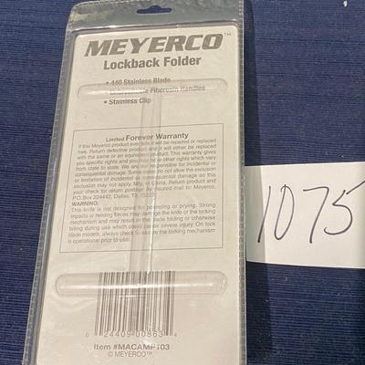 Meyerco Lockback Folder Knife
