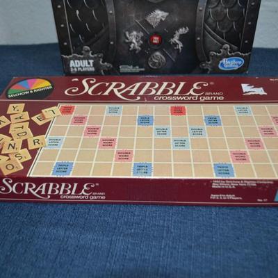 LOT 198 GAME OF THRONES MONOPOLY AND SCRABBLE