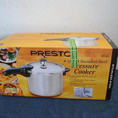 LOT 202. PRESTO PRESSURE COOKER NEW IN BOX