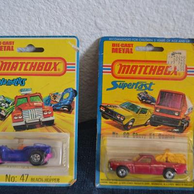 LOT 209. TWO VINTAGE MATCHBOX CARS STILL IN PACKAGE