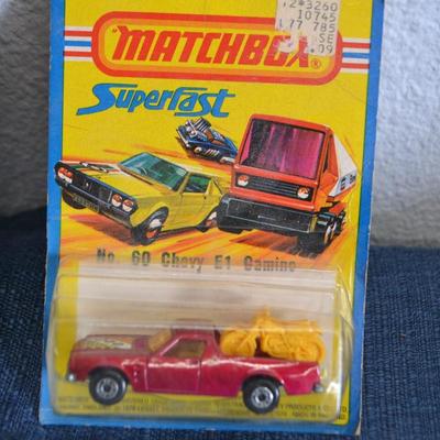 LOT 209. TWO VINTAGE MATCHBOX CARS STILL IN PACKAGE
