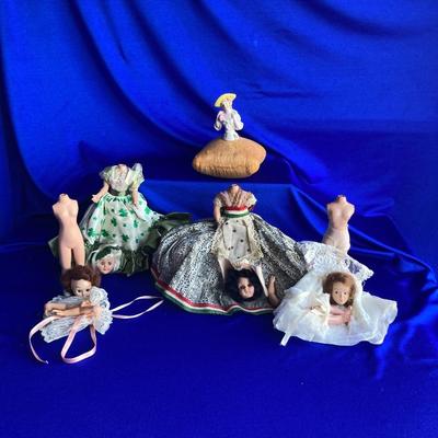 MORE LOVELY HEADLESS DOLLS IN NEED OF A NECKBONE AND AN ANTIQUE PIN CYSII