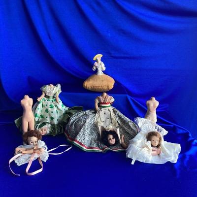 MORE LOVELY HEADLESS DOLLS IN NEED OF A NECKBONE AND AN ANTIQUE PIN CYSII
