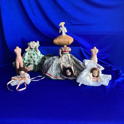 MORE LOVELY HEADLESS DOLLS IN NEED OF A NECKBONE AND AN ANTIQUE PIN CYSII