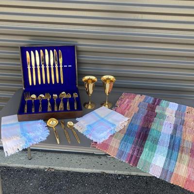 FULL 8 PIECE FLATWARE SET AND MORE!