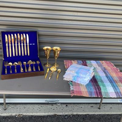 FULL 8 PIECE FLATWARE SET AND MORE!