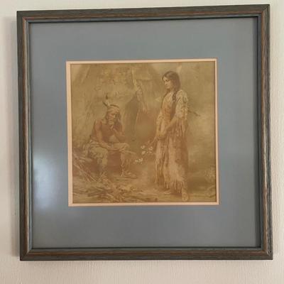 14â€x14â€ Native American pic