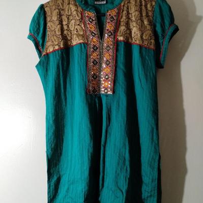 Sakshi Green Dress