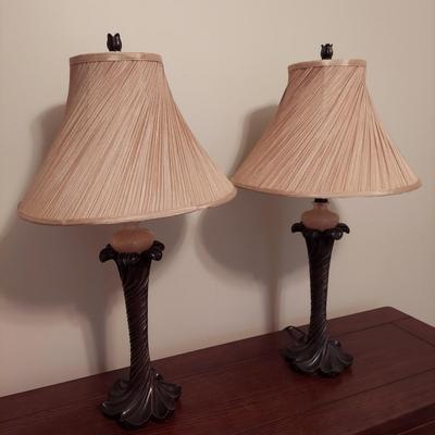 Two Bronze Colored Lamps (BB2-BBL)