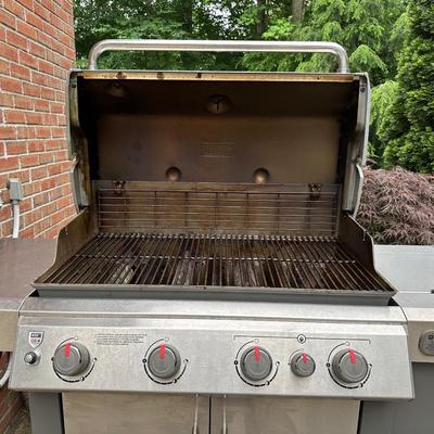 Weber Genesis grill with cover