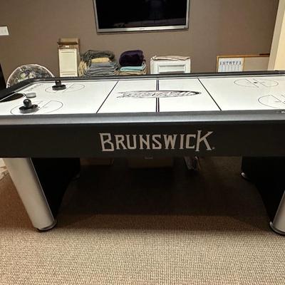 Brunswick air hockey table