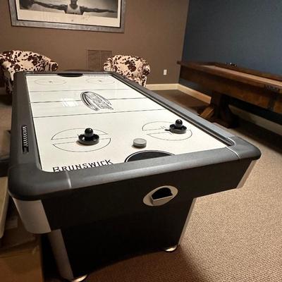 Brunswick air hockey table