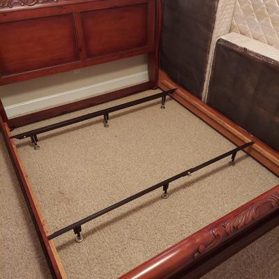 King Size Solid Wood Sleigh Bed (BB2-BBL)