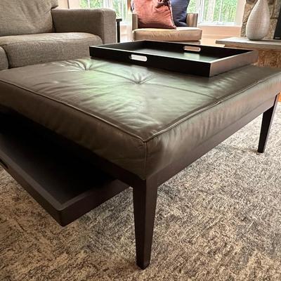 Crate and Barrel gray rug