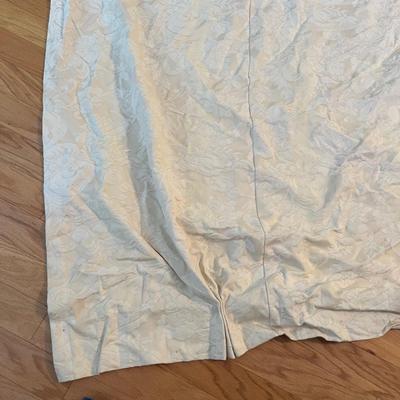 Two 23' Long Fabric Lined Drape Panels (BLR-MK)