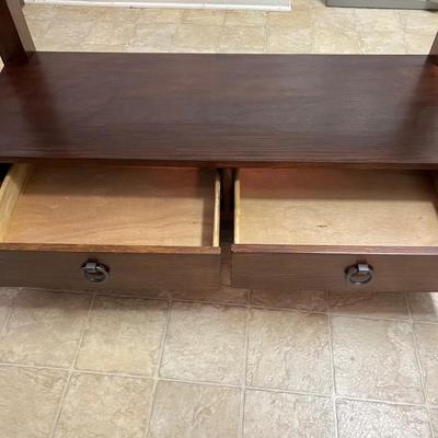 Credenza table with Two Spool Stands (BO-ML)