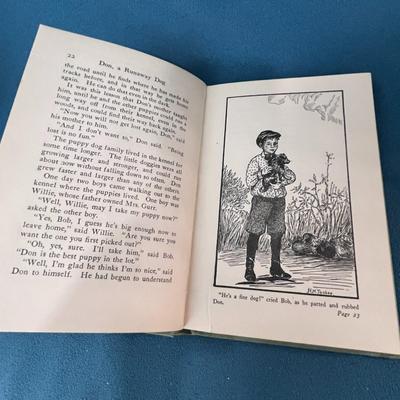 VINTAGE CHILDRENS BOOK 1915 â€œDON- A RUNAWAY DOGâ€