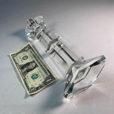 EXQUISITE CRYSTAL CANDLESTICK SHANNON IRELAND 