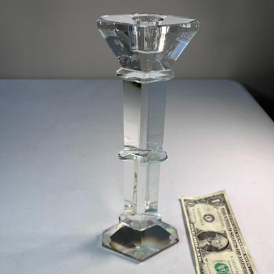 EXQUISITE CRYSTAL CANDLESTICK SHANNON IRELAND 