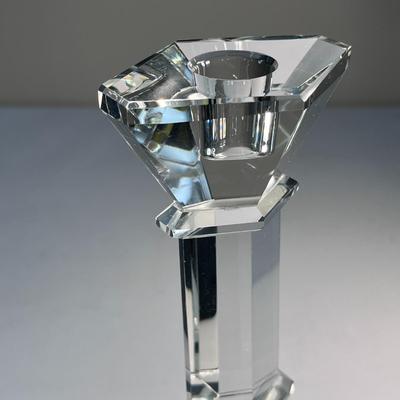EXQUISITE CRYSTAL CANDLESTICK SHANNON IRELAND 